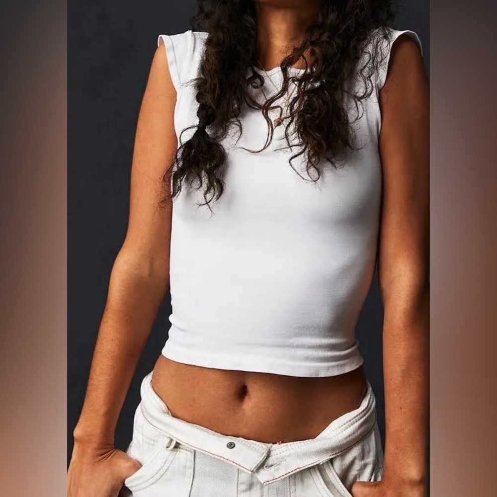Free People intimately Low Back Seamless Top